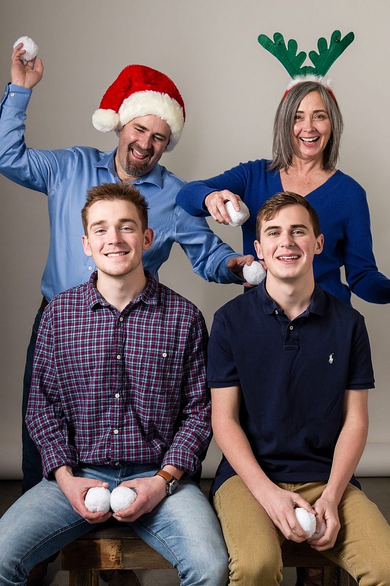 Holiday Portraits in the Studio
