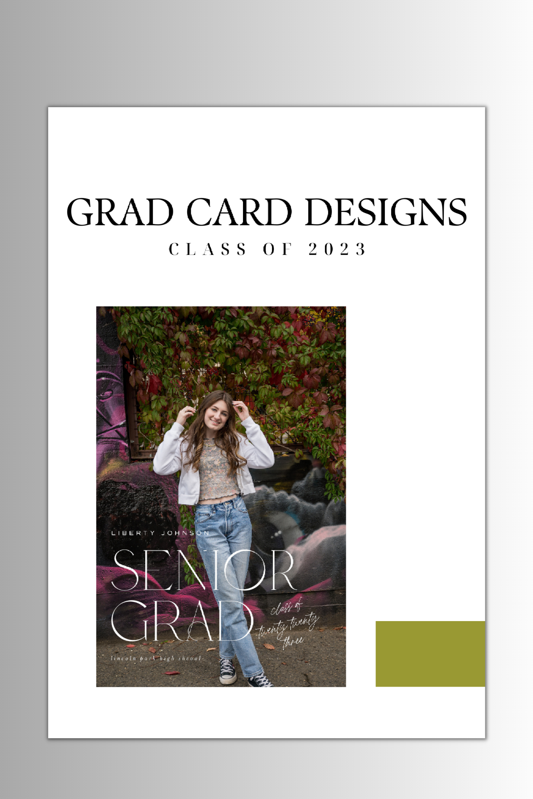 Custom Grad Card designs for the Class of 2023-Anna Graf Photography-Portland-Oregon
